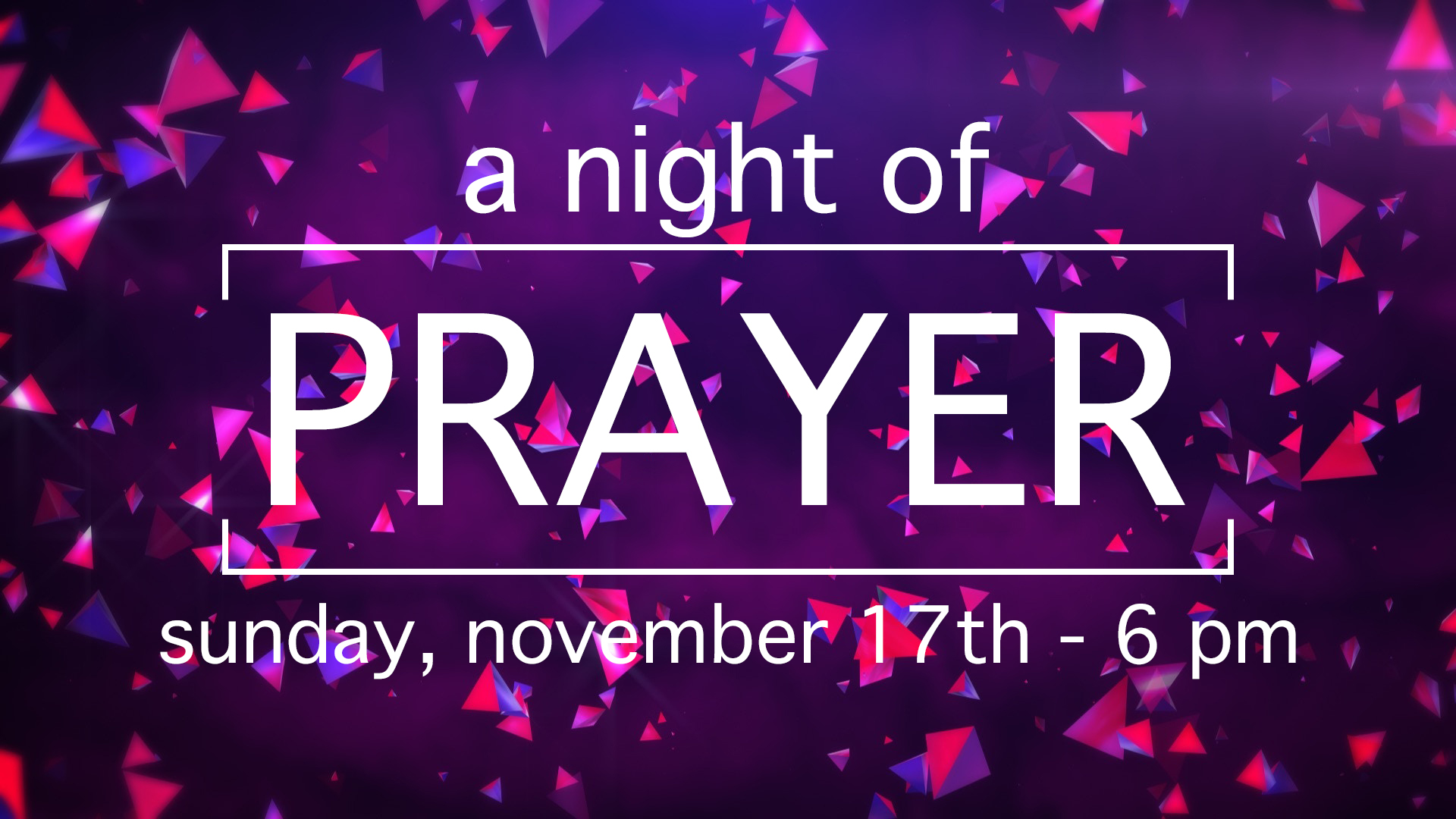 night of prayer november 17 Carbondale Assembly of God