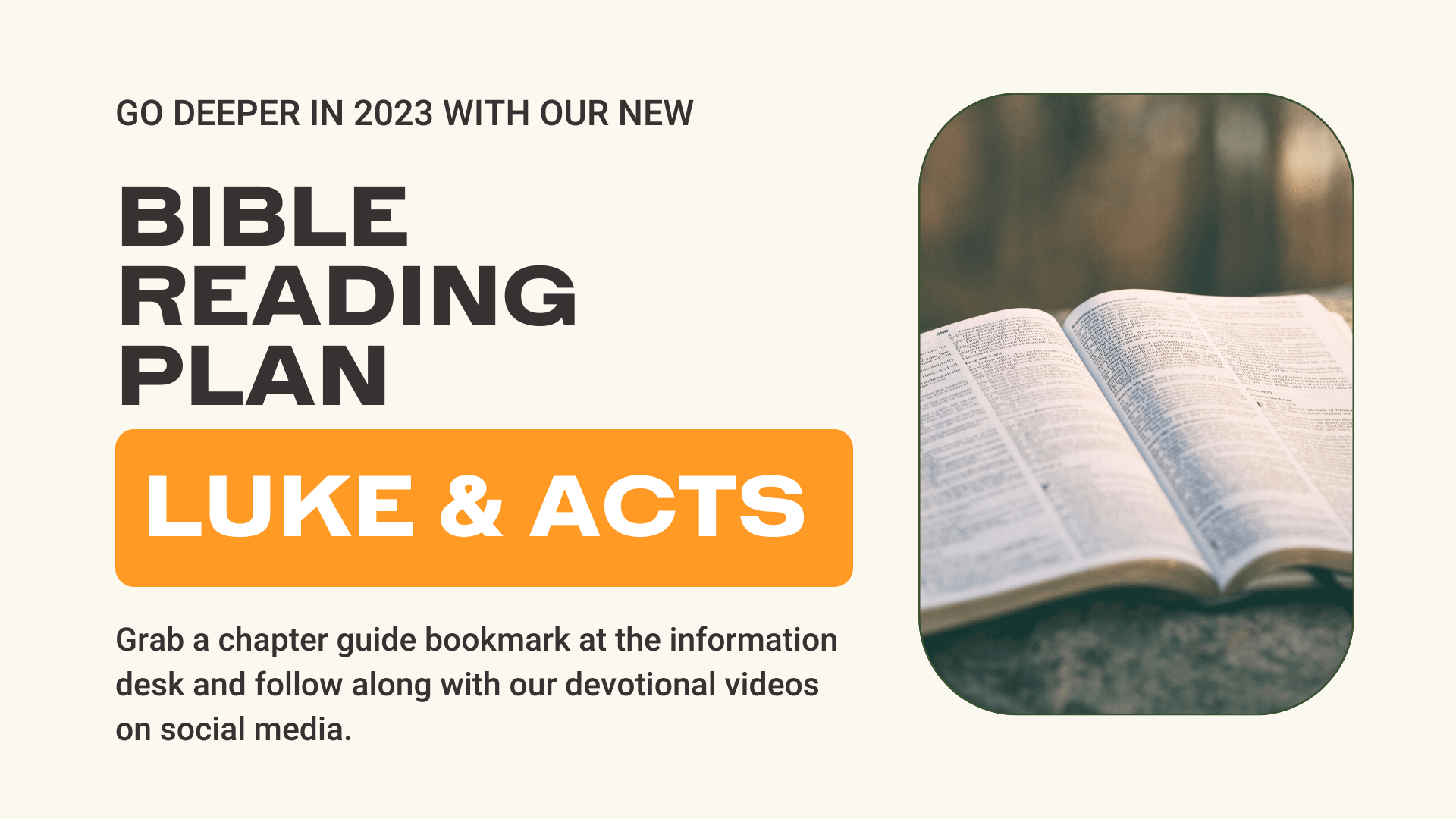 2023 Bible Reading Plan