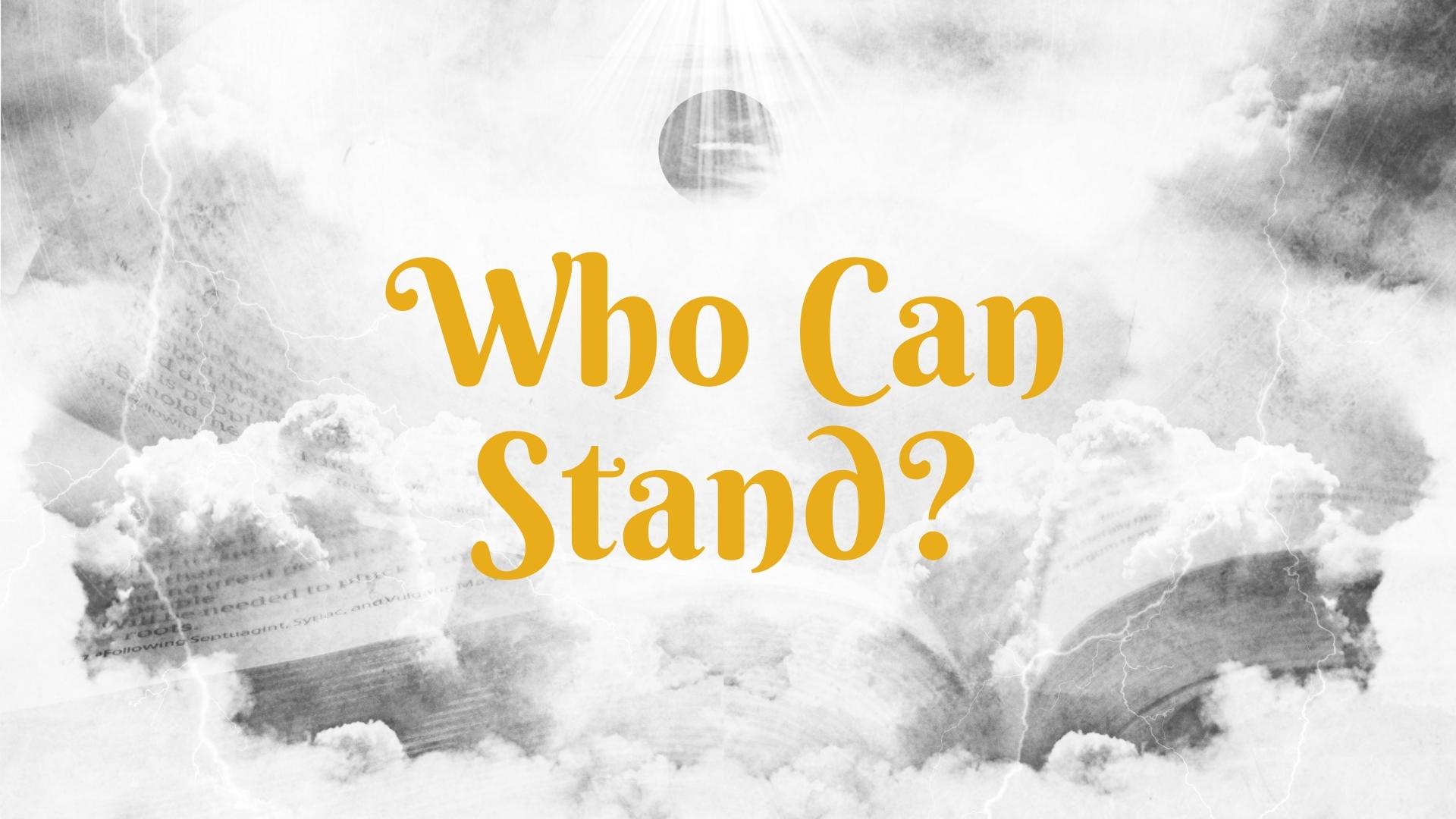 Who Can Stand?