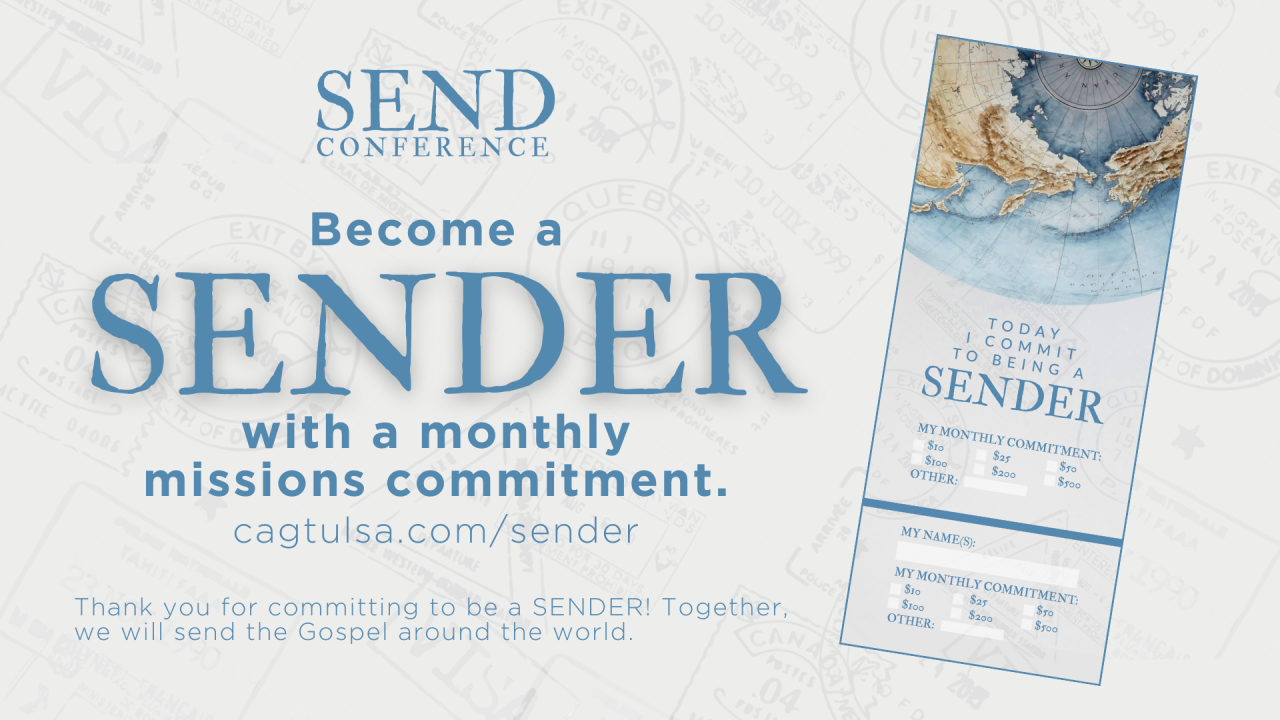 Send Conference become a sender